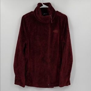 The North Face Osito fleece jacket full zip Women's Burgundy large